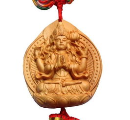 桃木工藝品 車內(nèi)吉祥掛件，祈愿出入平安